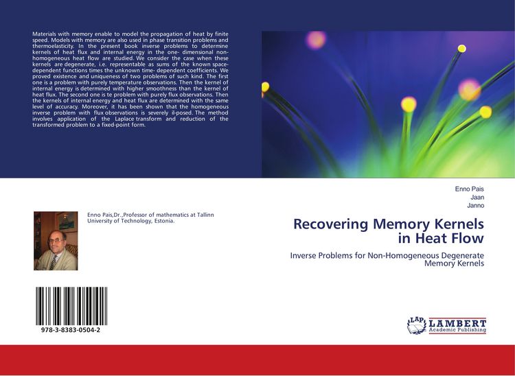 Produktbild: Recovering Memory Kernels in Heat Flow