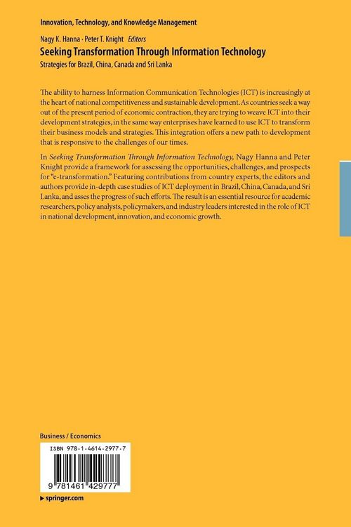 Produktbild: Seeking Transformation Through Information Technology