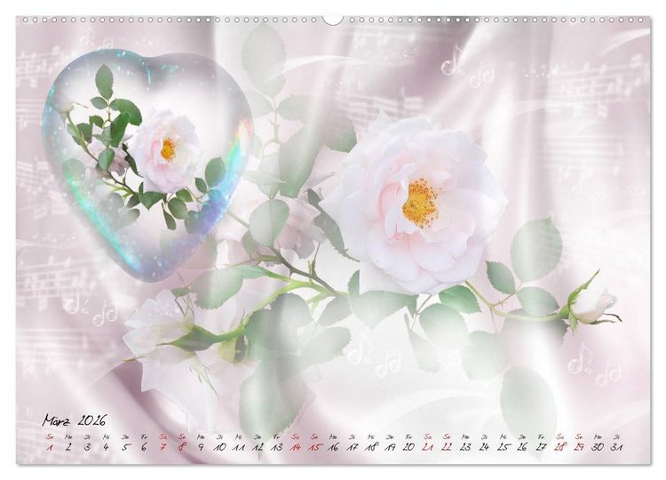 Produktbild: Zeit f&uuml;r Emotionen Bastelkalender (hochwertiger Premium Wandkalender 2026 DIN A2 quer), Kunstdruck in Hochglanz