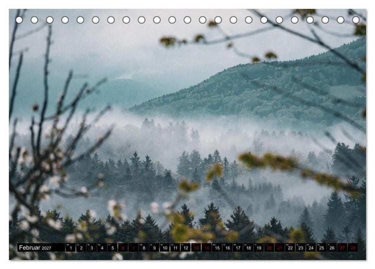 Produktbild: Bayrische Seen und W&auml;lder (Tischkalender 2027 DIN A5 quer), CALVENDO Monatskalender