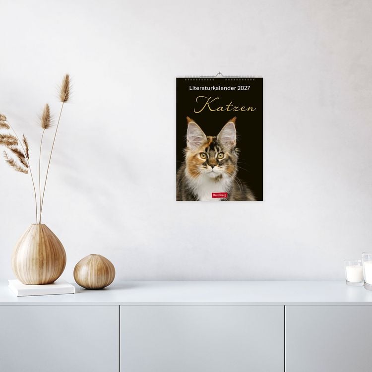 Produktbild: Literaturkalender Katzen Wochen-Kulturkalender 2027