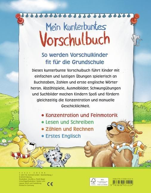 Produktbild: Mein kunterbuntes Vorschulbuch