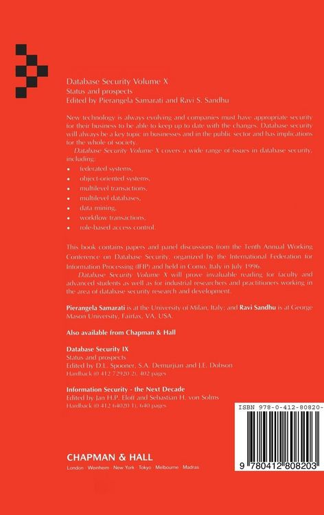 Produktbild: Database Security X