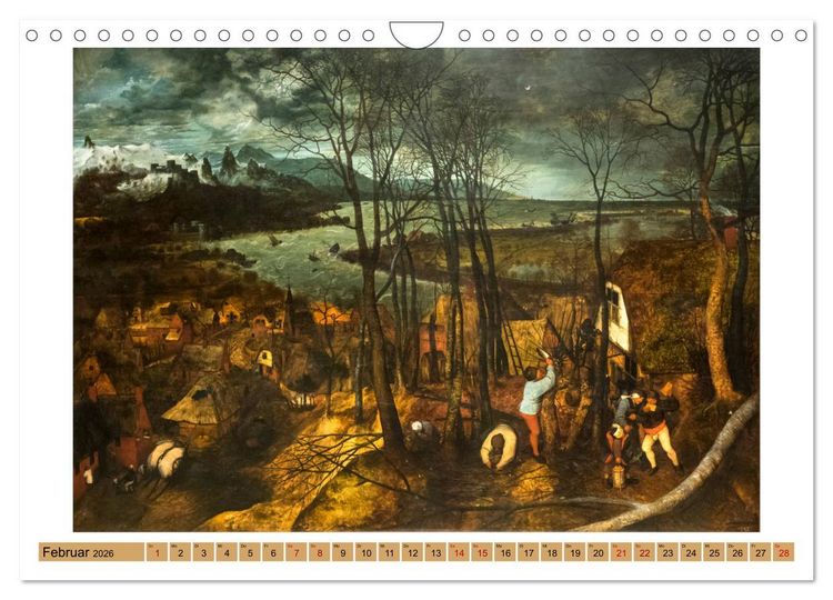 Produktbild: Pieter Bruegel d.&Auml;. (Wandkalender 2026 DIN A4 quer), CALVENDO Monatskalender