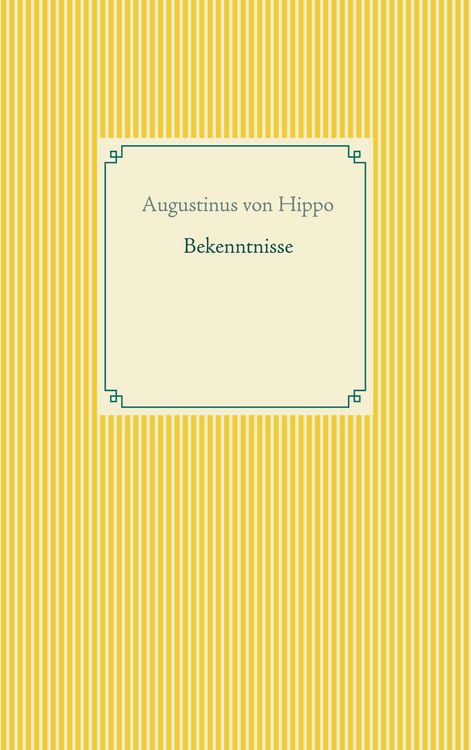 Produktbild: Bekenntnisse