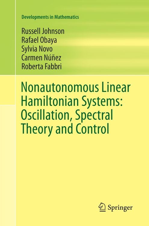 Produktbild: Nonautonomous Linear Hamiltonian Systems: Oscillation, Spectral Theory and Control