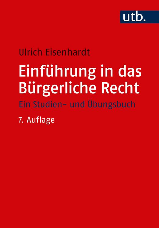 Produktbild: Einf&uuml;hrung in das B&uuml;rgerliche Recht