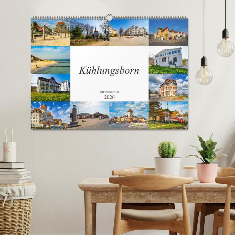 Produktbild: K&uuml;hlungsborn Impressionen (Wandkalender 2026 DIN A2 quer), CALVENDO Monatskalender