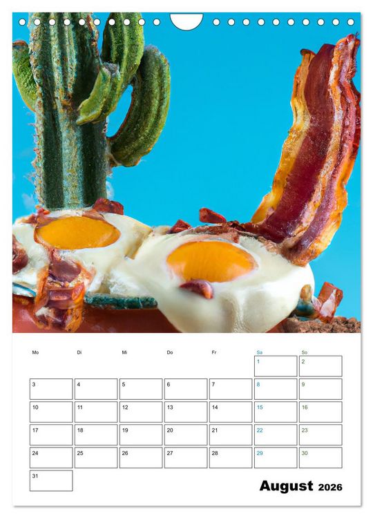 Produktbild: Bacon Kalender - Wir lieben Bacon (Wandkalender 2026 DIN A4 hoch), CALVENDO Monatskalender