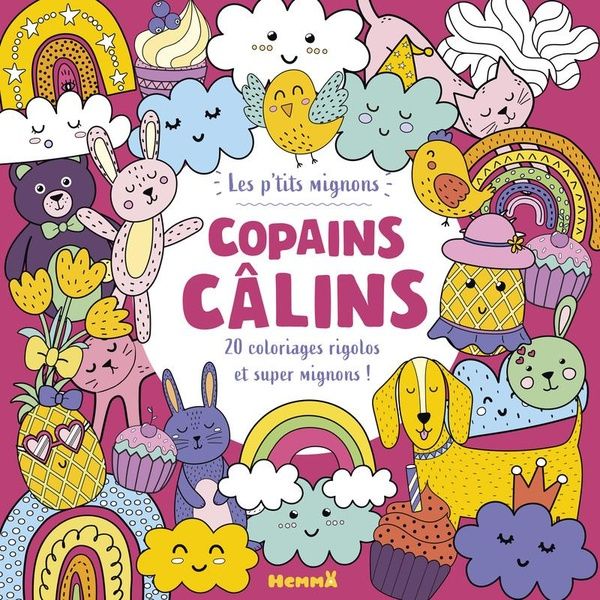 Produktbild: Copains c&acirc;lins : 20 coloriages rigolos ! Les p'tits mignons