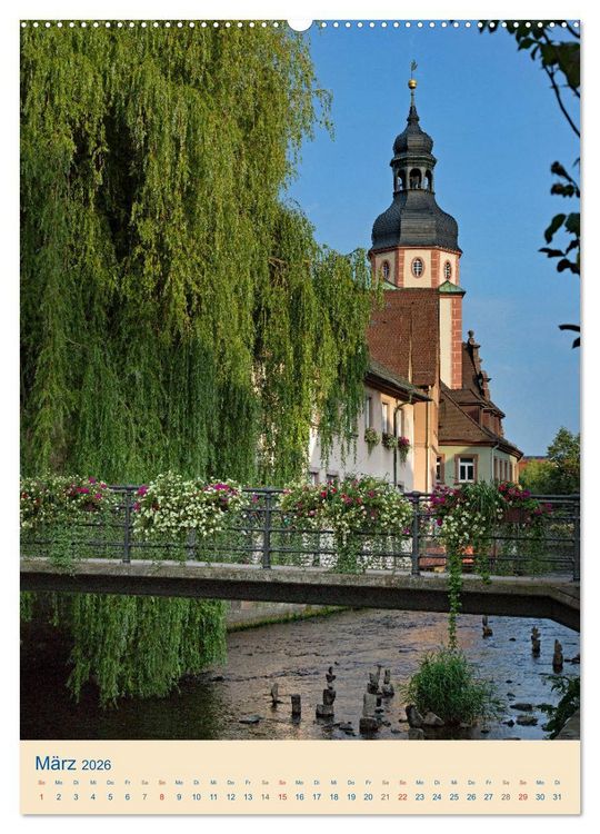 Produktbild: ETTLINGEN (Wandkalender 2026 DIN A2 hoch), CALVENDO Monatskalender