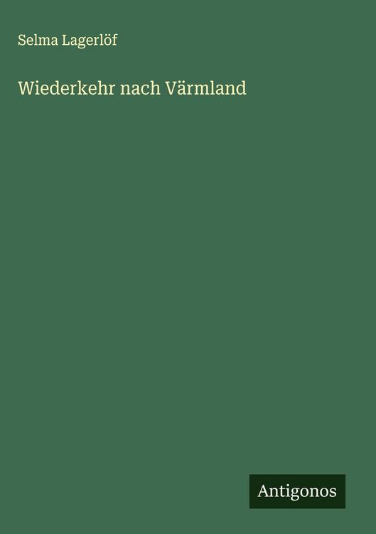 Produktbild: Wiederkehr nach V&auml;rmland