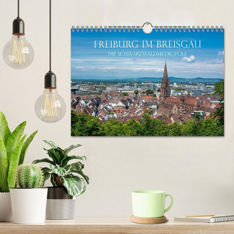 Produktbild: Freiburg im Breisgau - Die Schwarzwaldmetropole (Wandkalender 2026 DIN A4 quer), CALVENDO Monatskalender