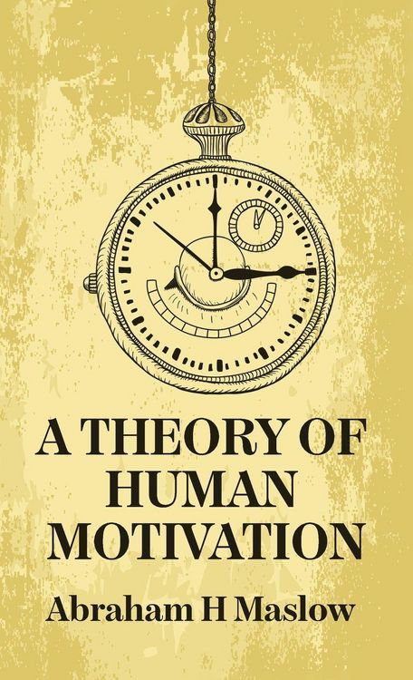 Produktbild: A Theory Of Human Motivation Hardcover