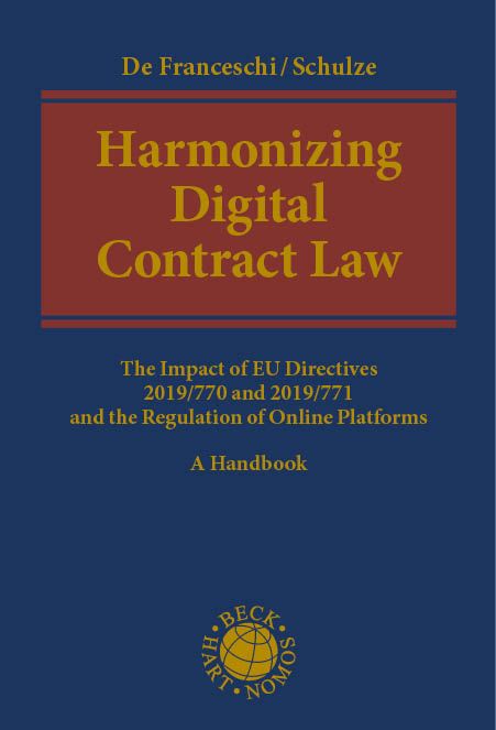 Produktbild: Harmonizing Digital Contract Law
