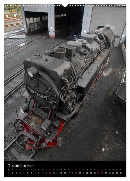 Produktbild: Die Brockenbahn (Wandkalender 2027 DIN A2 hoch), CALVENDO Monatskalender