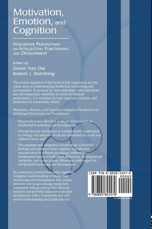 Produktbild: Motivation, Emotion, and Cognition