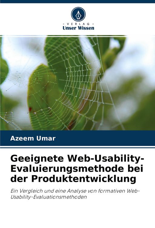 Produktbild: Geeignete Web-Usability-Evaluierungsmethode bei der Produktentwicklung