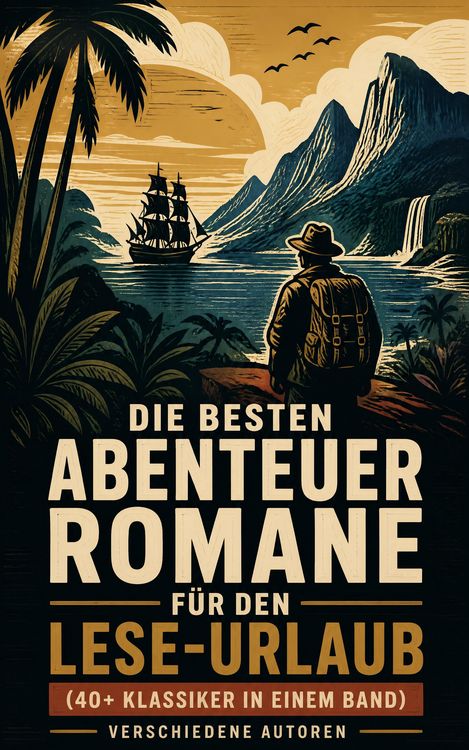 Produktbild: Die besten Abenteuerromane f&uuml;r den Lese-Urlaub (40+ Klassiker in einem Band)