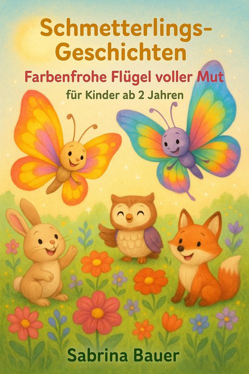 Produktbild: Schmetterlings-Geschichten: Farbenfrohe Fl&uuml;gel voller Mut - f&uuml;r Kinder ab 2 Jahren