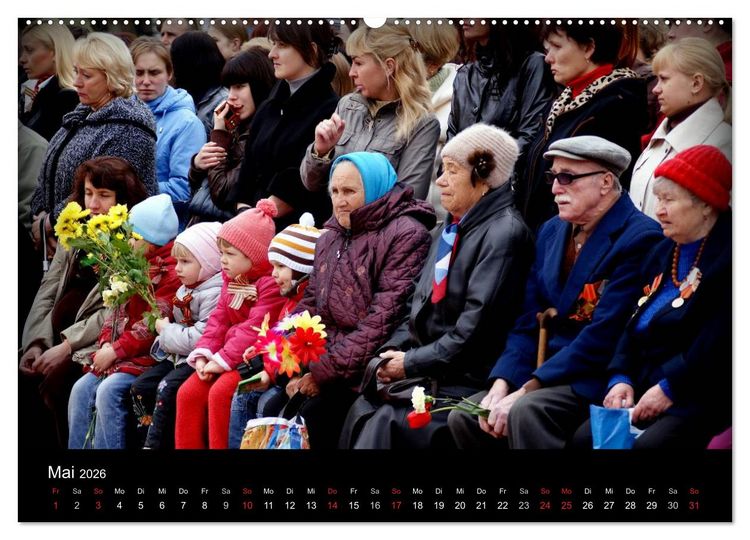 Produktbild: GESICHTER RUSSLANDS 2026 (Wandkalender 2026 DIN A2 quer), CALVENDO Monatskalender