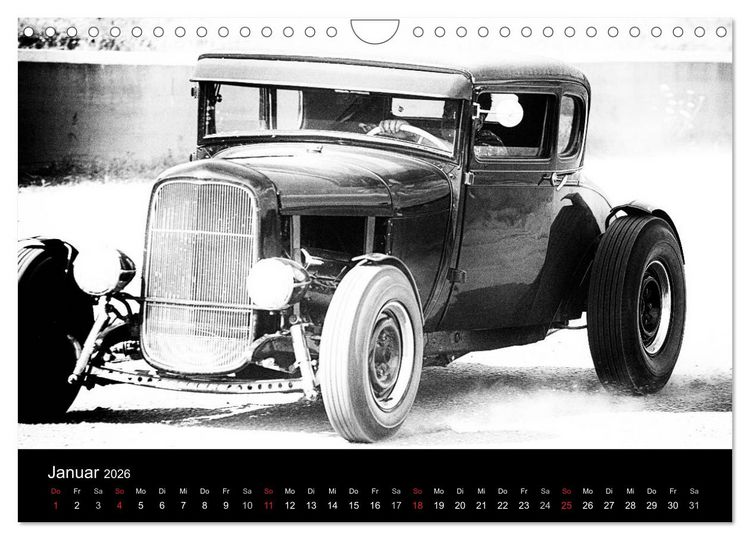Produktbild: Hot Rods (Wandkalender 2026 DIN A4 quer), CALVENDO Monatskalender