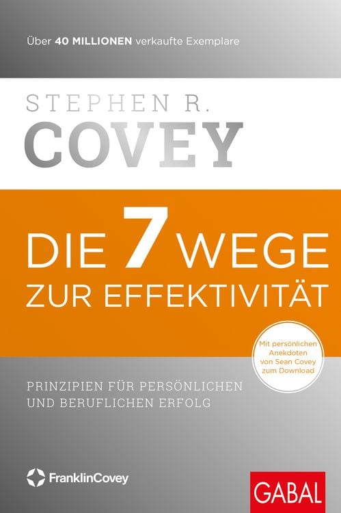 Produktbild: Die 7 Wege zur Effektivit&auml;t