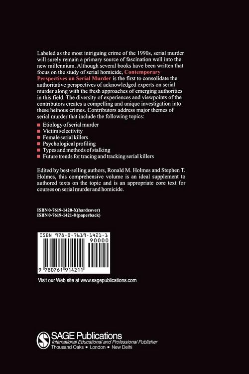 Produktbild: Contemporary Perspectives on Serial Murder