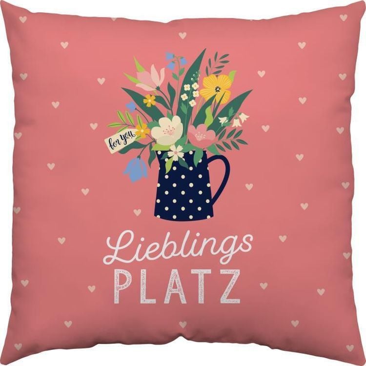 Produktbild: Baumwollkissen Motiv Garten