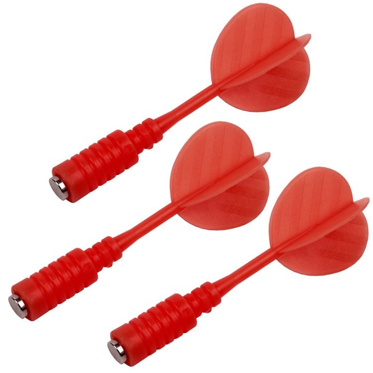 Produktbild: Karella 4845.02 - Ersatzpfeile f&uuml;r Dartboard Magnet, 3er Set rot