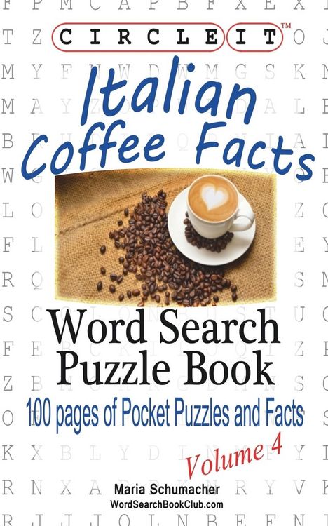 Produktbild: Circle It, Italian Coffee Facts, Word Search, Puzzle Book