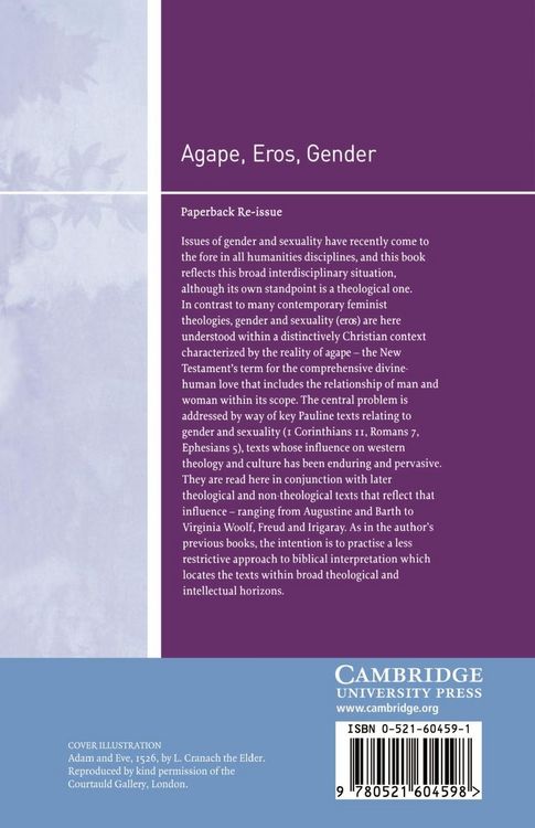 Produktbild: Agape, Eros, Gender