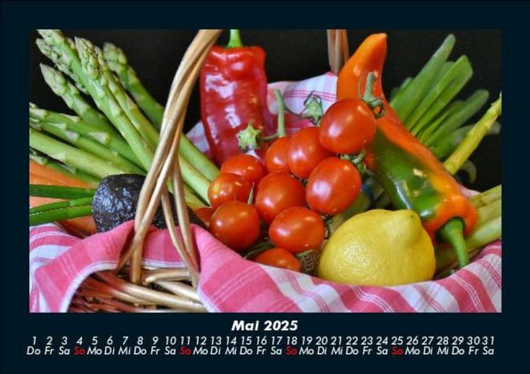 Produktbild: Gem&uuml;sekalender 2025 Fotokalender DIN A5