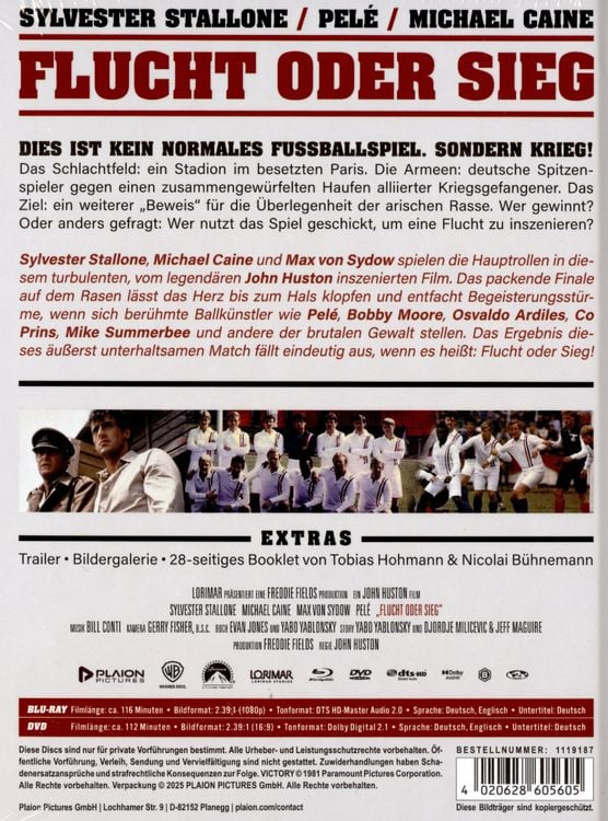 Produktbild: Flucht oder Sieg - Mediabook (Blu-ray+DVD)