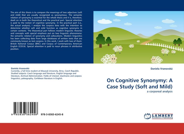 Produktbild: On Cognitive Synonymy: A Case Study (Soft and Mild)