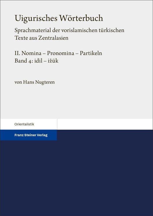 Produktbild: Uigurisches W&ouml;rterbuch. Sprachmaterial der vorislamischen t&uuml;rkischen Texte aus Zentralasien