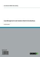Produktbild: Case-Management in der Sozialen Arbeit im Krankenhaus