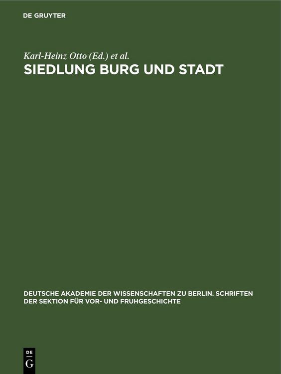 Produktbild: Siedlung Burg und Stadt