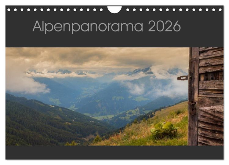 Produktbild: Alpenpanorama 2026 (Wandkalender 2026 DIN A4 quer), CALVENDO Monatskalender