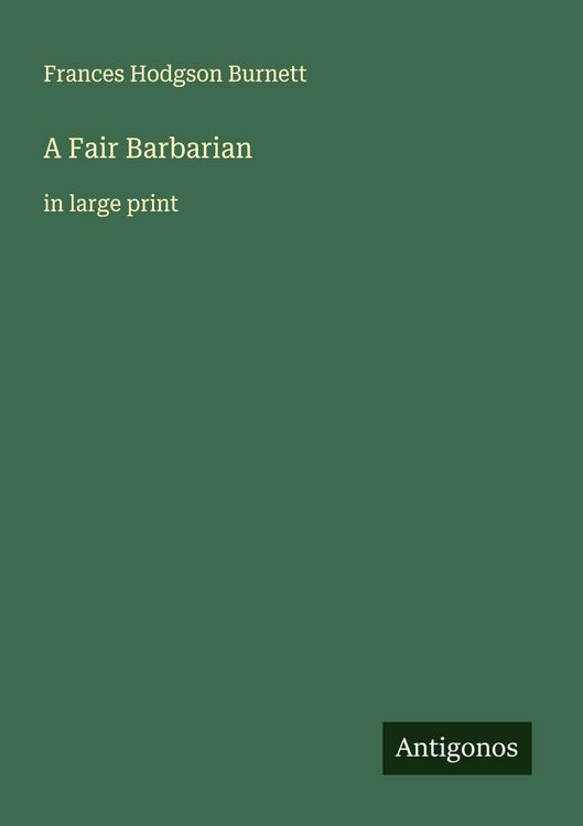 Produktbild: A Fair Barbarian