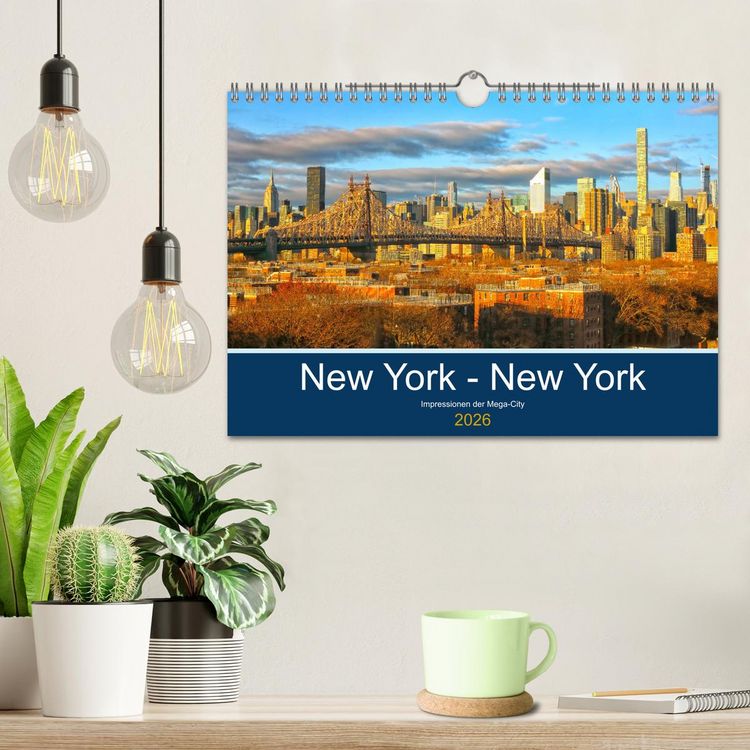 Produktbild: New York - New York. Impressionen der Mega-City (Wandkalender 2026 DIN A4 quer), CALVENDO Monatskalender