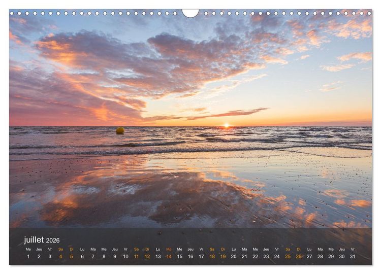 Produktbild: Cayeux-sur-mer en Baie de Somme (Calendrier mural 2026 DIN A3 vertical), CALVENDO calendrier mensuel