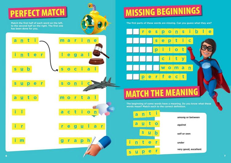 Produktbild: SCRABBLE(TM) Junior Spelling Activity Book Age 8-9