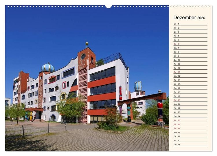 Produktbild: Lutherstadt Wittenberg - Stadt der Reformation (hochwertiger Premium Wandkalender 2026 DIN A2 quer), Kunstdruck in Hochglanz