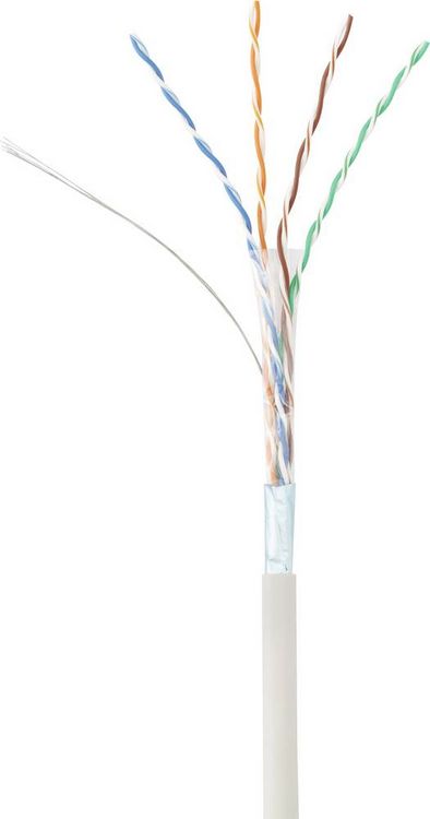 Produktbild: Renkforce RF-4724282 RJ45 Patchkabel CAT 5e F/UTP 15.00m Grau mit Rastnasenschutz 1St.