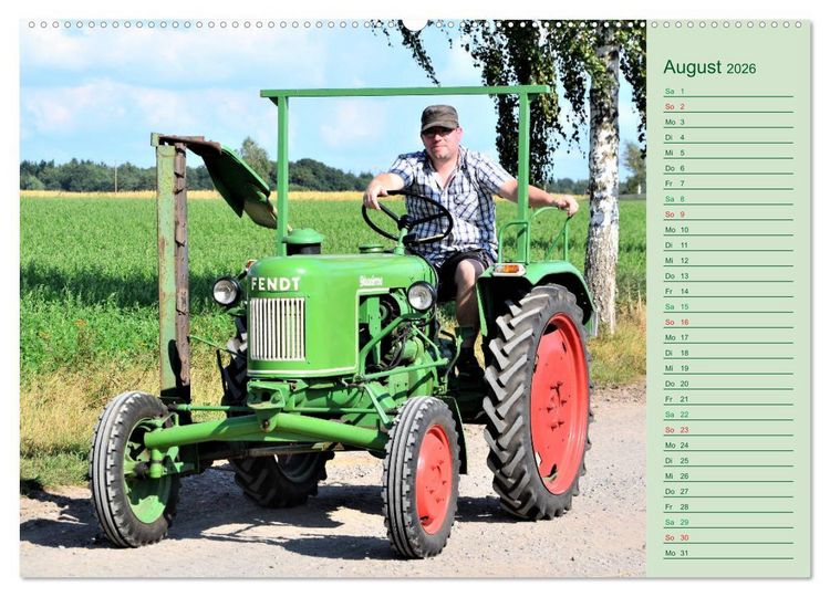 Produktbild: Oldtimer-Trecker on Tour (hochwertiger Premium Wandkalender 2026 DIN A2 quer), Kunstdruck in Hochglanz