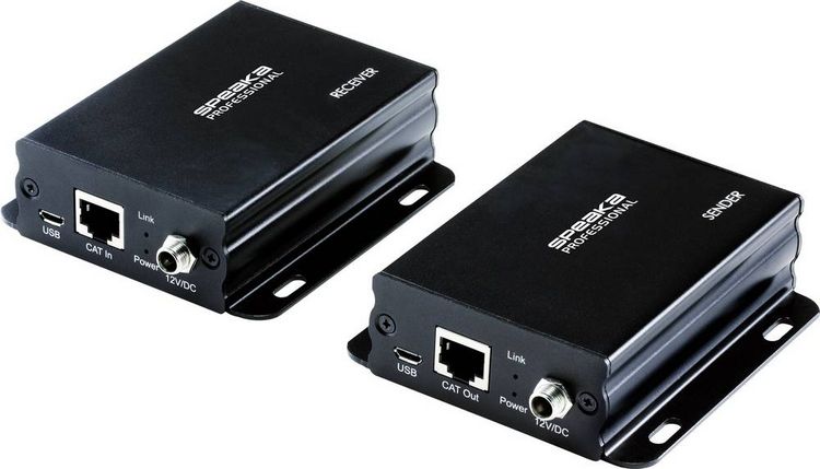 Produktbild: SpeaKa Professional HDMI&reg; Extender (Verl&auml;ngerung) &uuml;ber Netzwerkkabel RJ45 50m