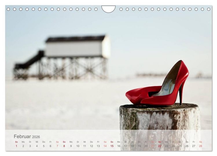 Produktbild: St. Peter-Ording durch die Jahreszeiten (Wandkalender 2026 DIN A4 quer), CALVENDO Monatskalender
