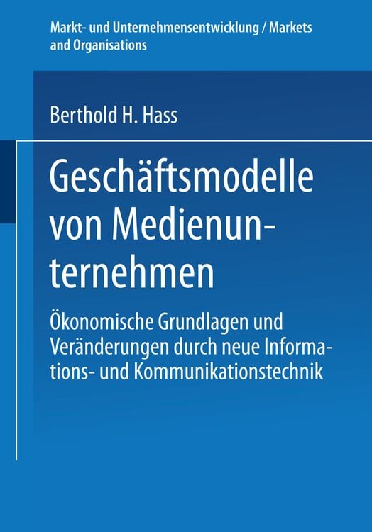 Produktbild: Gesch&auml;ftsmodelle von Medienunternehmen