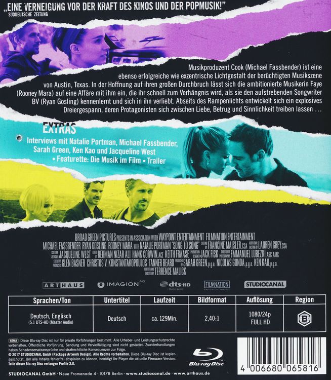 Produktbild: Song to Song
